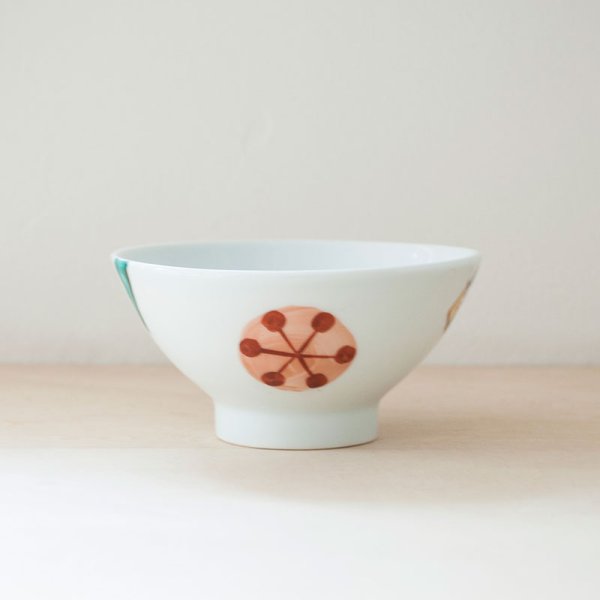 画像1: 【阿部眞士】飯碗 小紋