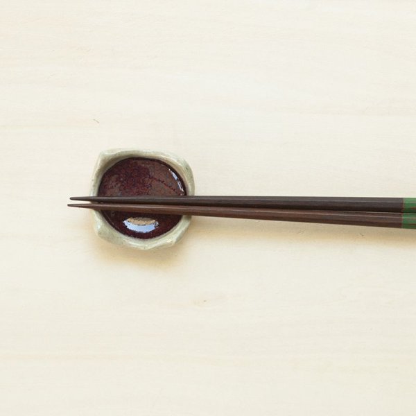 画像3: 【かつら陶芸】箸置（赤）