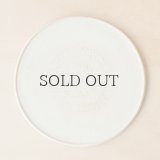 【紺野乃芙子】真っ平皿 8寸 白