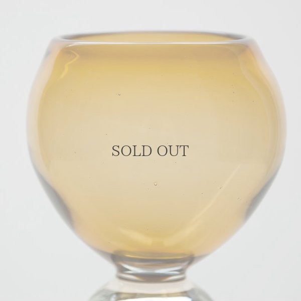 画像4: 【小野田郁子】台付丸グラス（うす茶）