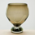 画像3: 【小野田郁子】台付丸グラス（うすオリーブ） (3)
