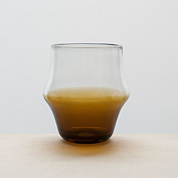 画像1: 【小野田郁子】タルグラス ハーフ（茶）