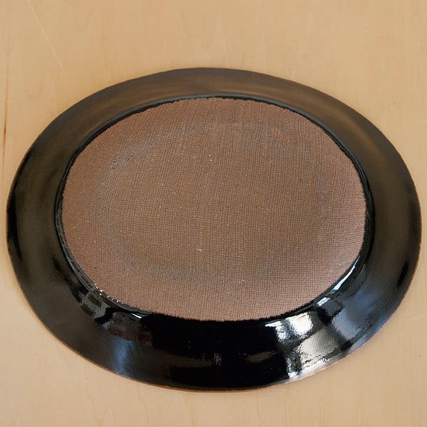 画像5: 【昇陽窯】小判皿 小（黒）