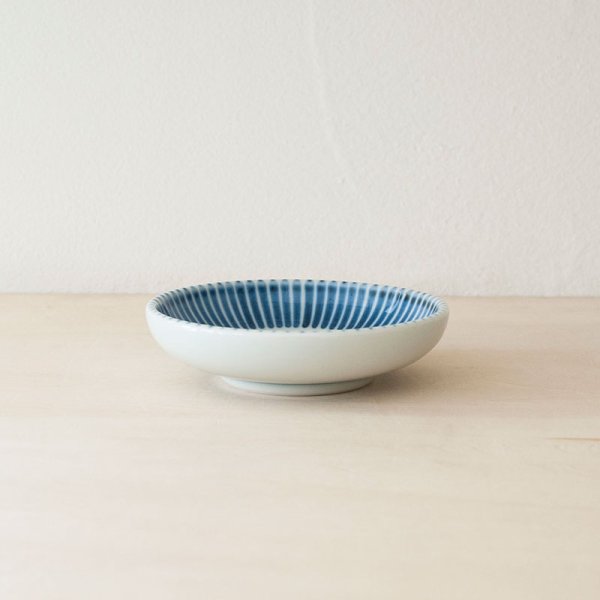 画像2: 【梅山窯】3.5寸皿 十草
