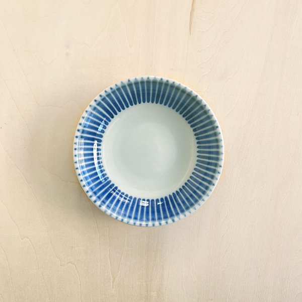 画像1: 【梅山窯】3.5寸皿 十草