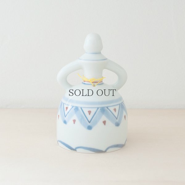 画像4: 【梅山窯】ベル人形 赤絵