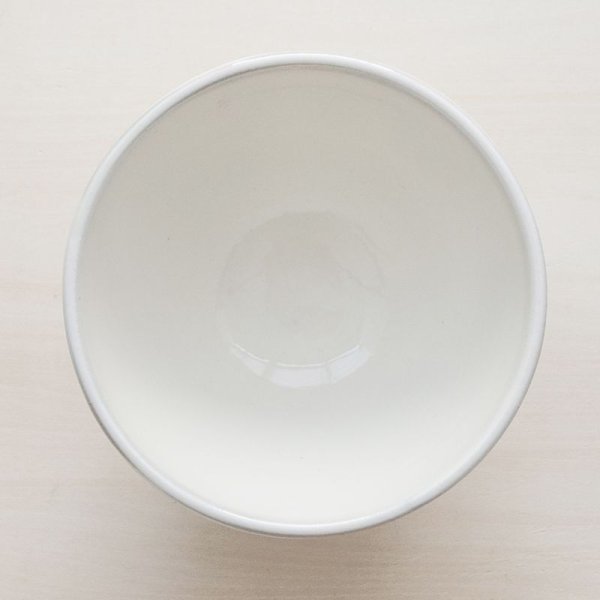 画像3: 【出西窯】飯碗 大（ぼたん刷毛白）