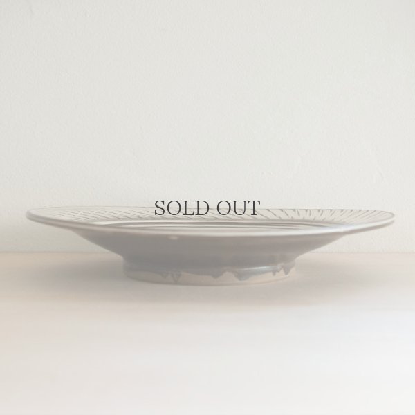 画像6: 【小鹿田焼（坂本工）】 8寸皿 縁トビカンナ