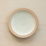 【出西窯】縁焼〆内白皿6寸