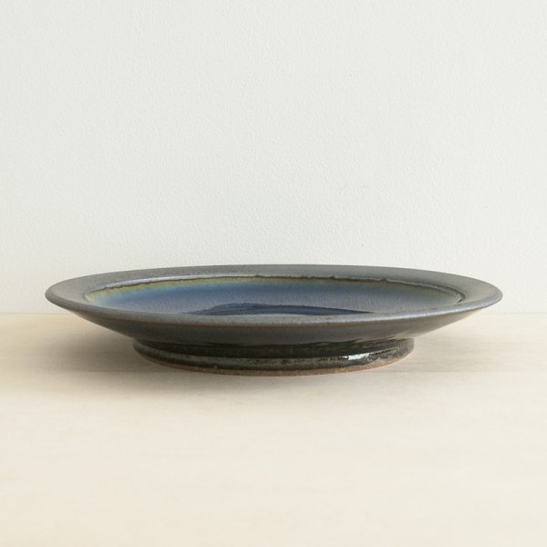 画像3: 【出西窯】縁鉄内呉須皿8寸