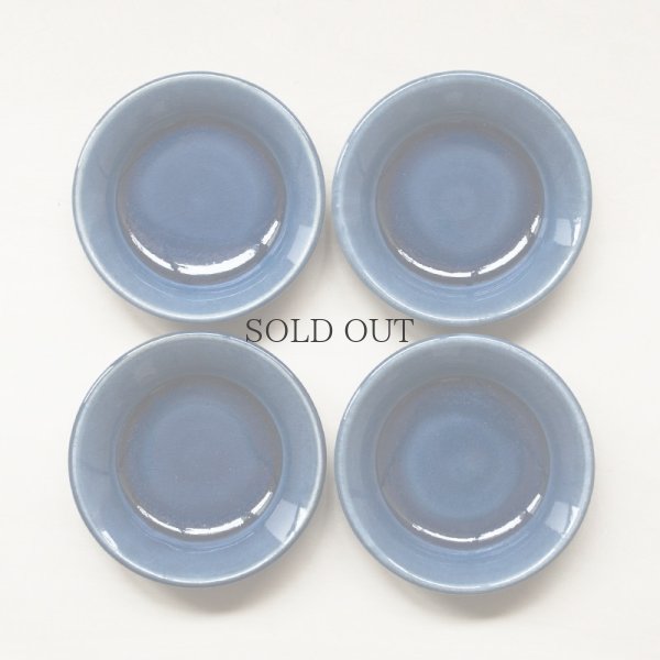 画像4: 【出西窯】縁付平皿3.5寸（呉須）