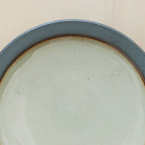 画像5: 【出西窯】縁鉄内白皿8寸
