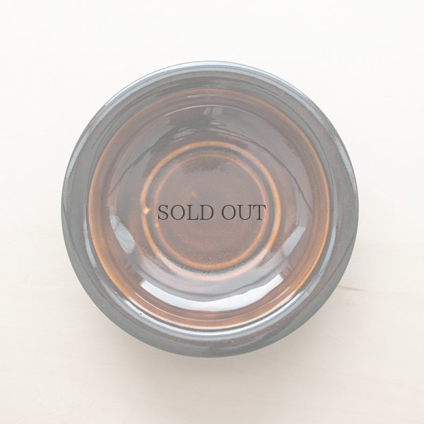 画像1: 【出西窯】縁そり鉢7寸 （飴）