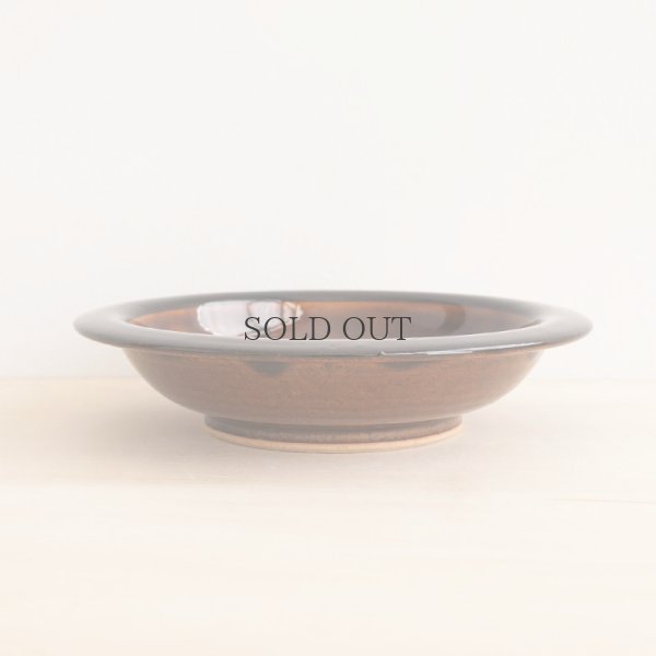 画像3: 【出西窯】縁そり鉢7寸 （飴）