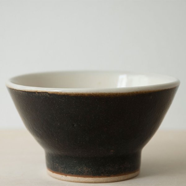 画像5: 【出西窯】飯碗 豆（黒）