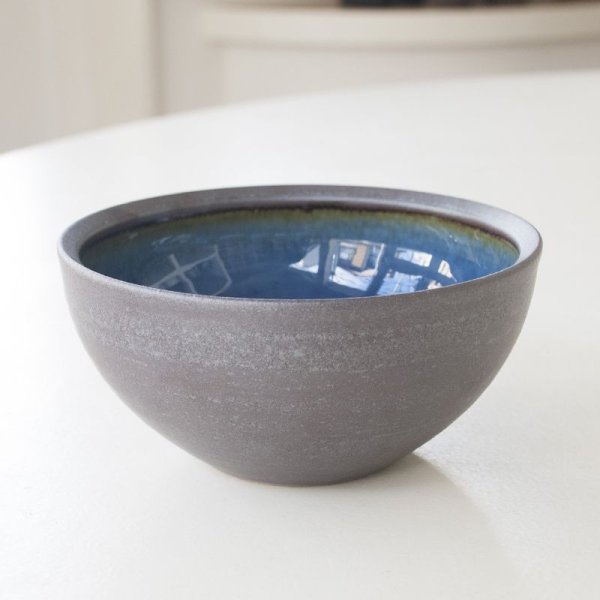 画像10: 【出西窯】外鉄内呉須ボウル6寸