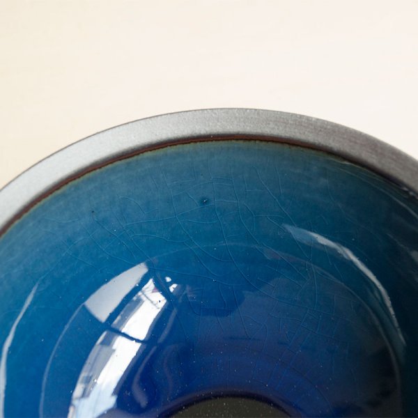 画像6: 【出西窯】外鉄内呉須ボウル6寸