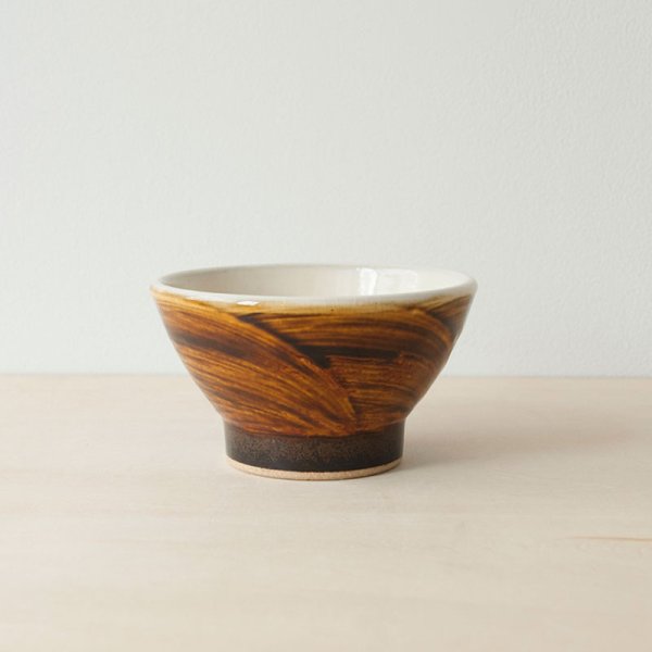 画像3: 【出西窯】飯碗 豆（ぼたん刷毛飴）