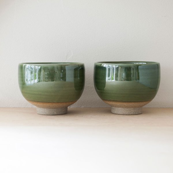 画像4: 【出西窯】ぼてぼて碗(緑)