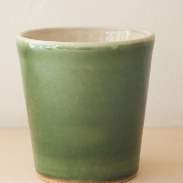 画像3: 【出西窯】切立湯呑 大（緑）