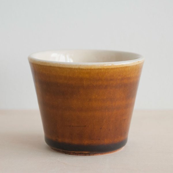 画像6: 【出西窯】切立湯呑 小(飴)