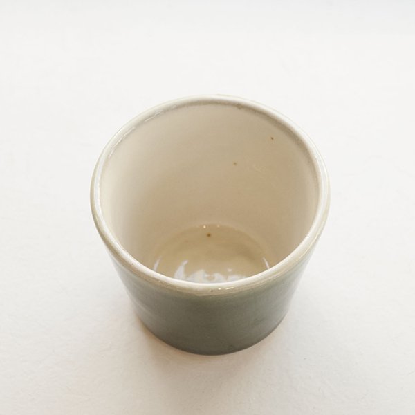 画像2: 【出西窯】切立湯呑 小（緑）