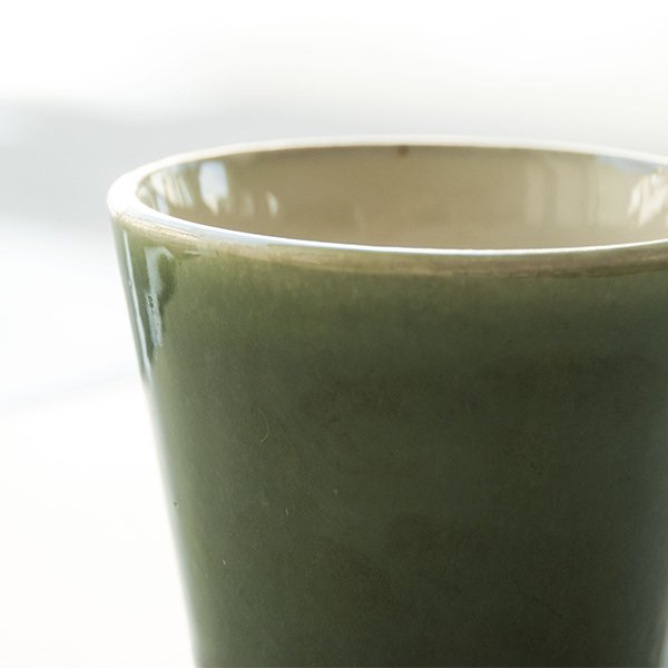 画像3: 【出西窯】切立湯呑 小（緑）