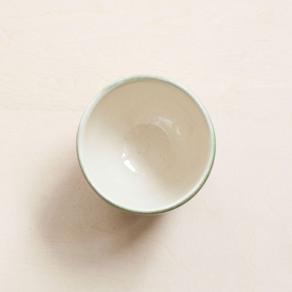 画像4: 【出西窯】湯呑 小（縁緑下焼〆）