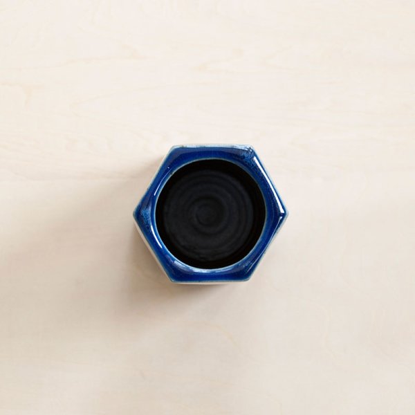 画像5: 【出西窯】面取筒花入 特小(呉須)