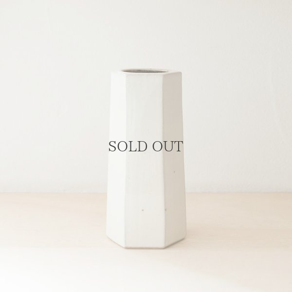 画像3: 【出西窯】面取筒花入 特小(白) 