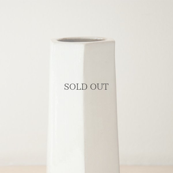 画像5: 【出西窯】面取筒花入 特小(白) 