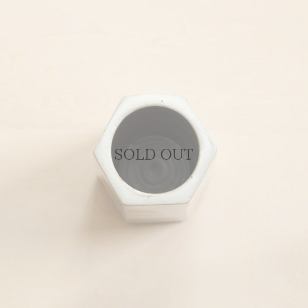 画像6: 【出西窯】面取筒花入 特小(白) 