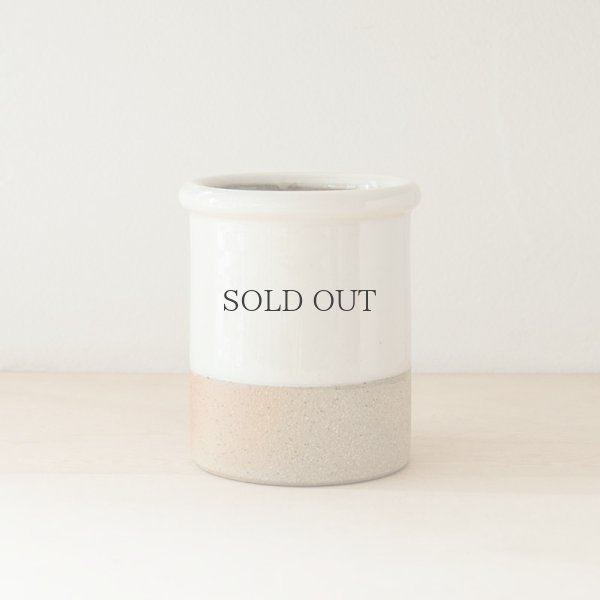 画像2: 【出西窯】ツールスタンド 小(白下焼〆) 