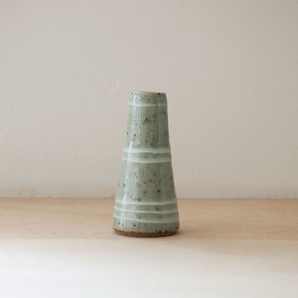 画像3: 【出西窯】一輪挿し(天草イッチン線文) 