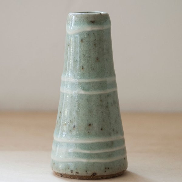 画像7: 【出西窯】一輪挿し(天草イッチン線文) 