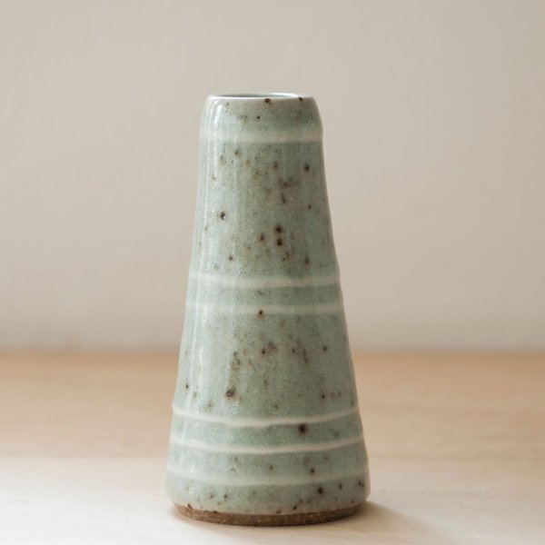 画像8: 【出西窯】一輪挿し(天草イッチン線文) 