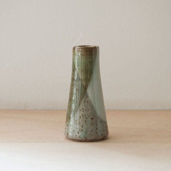 画像1: 【出西窯】一輪挿し(並二方流) 