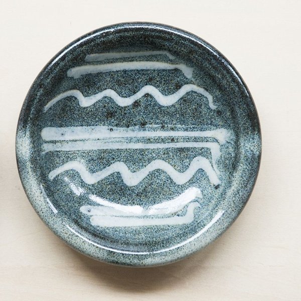 画像3: 【湯町窯】小皿スリップ（ナマコ波）