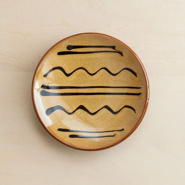 画像3: 【湯町窯】5号皿 スリップ(A)