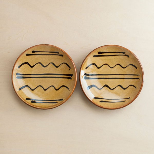 画像6: 【湯町窯】5号皿 スリップ(A)