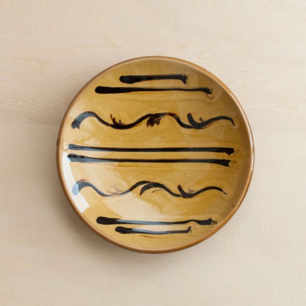 画像3: 【湯町窯】5号皿 スリップ(B)