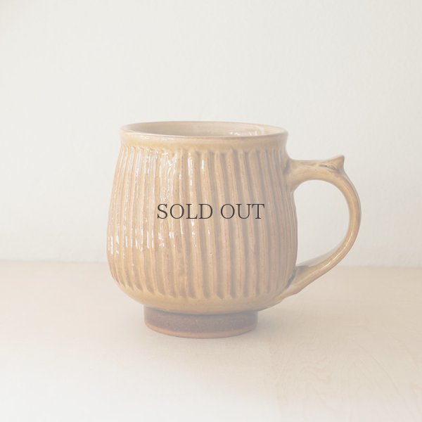 画像3: 【湯町窯】モーニングカップ（しのぎキイロ)