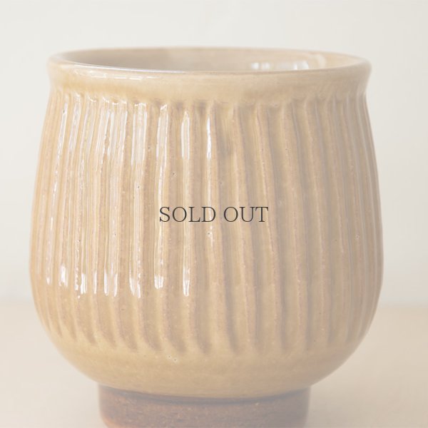 画像5: 【湯町窯】モーニングカップ（しのぎキイロ)