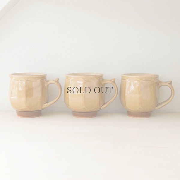 画像11: 【湯町窯】モーニングカップ（面取キイロ)