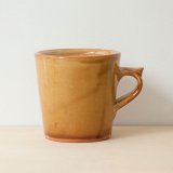 【湯町窯】切立手付カップ（キイロ）
