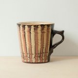 【湯町窯】切立マグカップ（ウズラ）