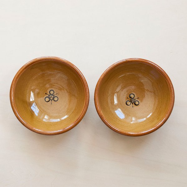 画像6: 【湯町窯】ボウル スリップ（キイロ花）