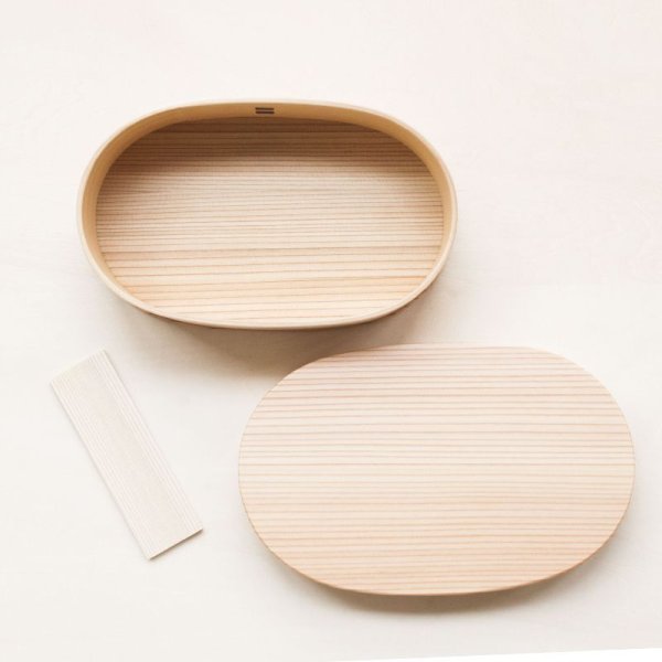 画像6: 【大館工芸社】小判弁当 中 仕切付 (6)