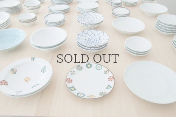 画像4: 【阿部眞士】染付網文6.5寸鉢 (4)