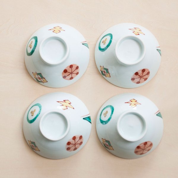 画像7: 【阿部眞士】飯碗 小紋 (7)